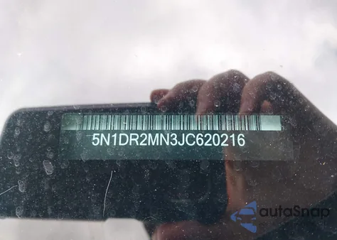 2018 Nissan Pathfinder Sl из США, поврежденный, VIN 5N1DR2MN3JC620216